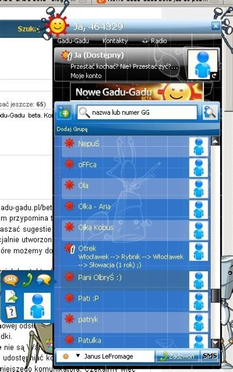 gadu gadu logowanie.